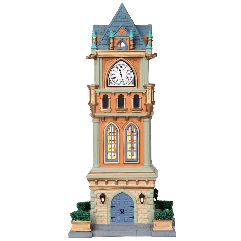 Tour de l'horloge municipale 27,5 x 12,3 x 12,3 cm
