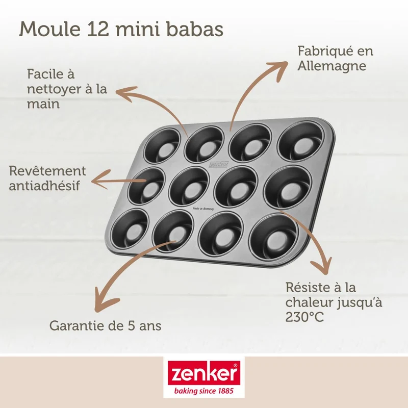 Set de 4 ustensiles de pâtisserie moule à gâteaux bols et spatule Spécial créative Spécial créative Zenker Spécial créative