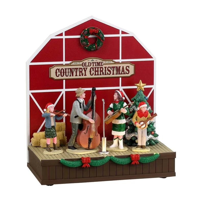 Noël champêtre 17,5 x 15 x 9,6 cm