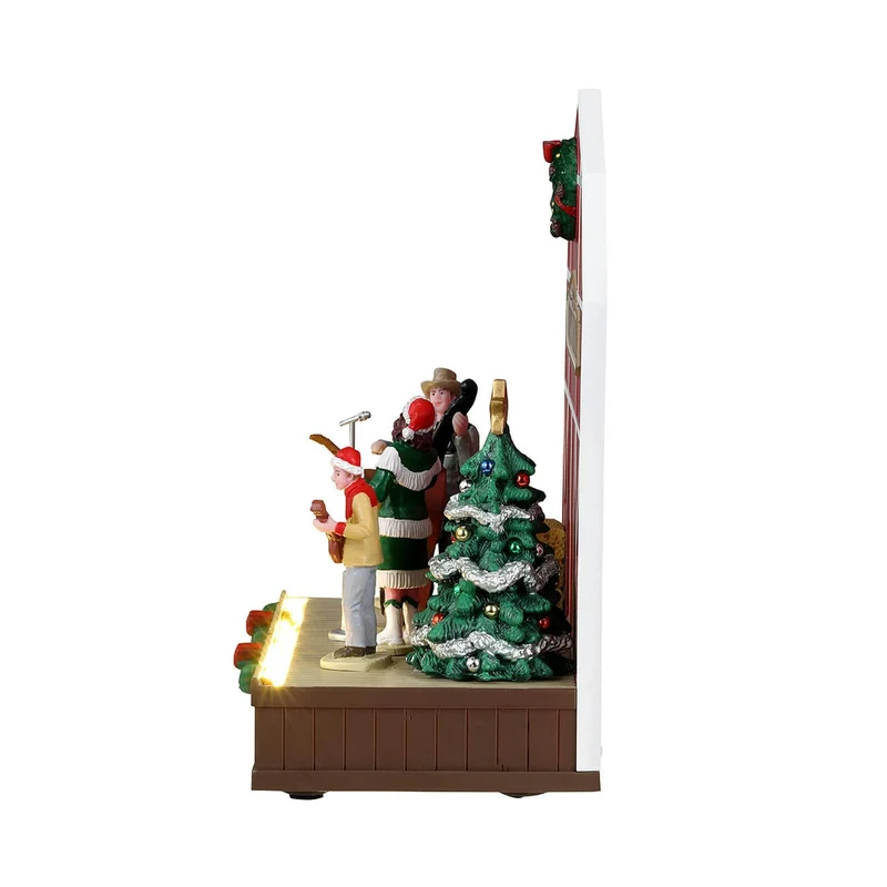 Noël champêtre 17,5 x 15 x 9,6 cm