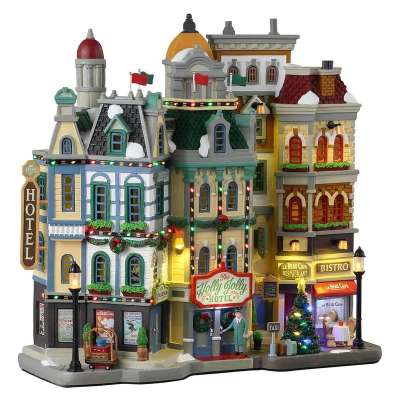 Hôtel Holly Jolly 28,5 x 28,5 x 10 cm