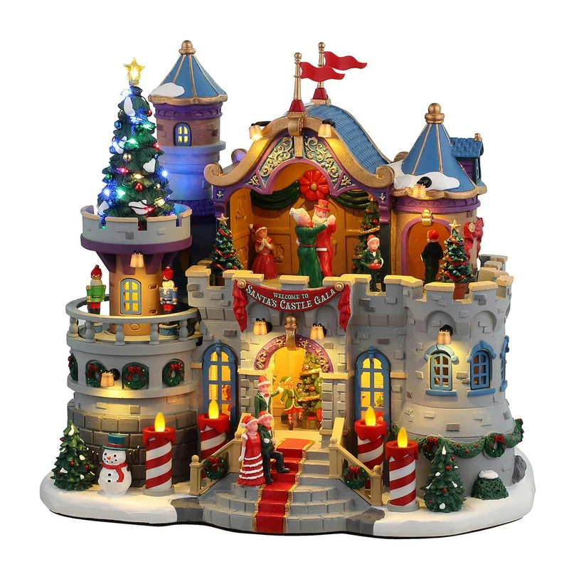 Château du Père Noël 24,5x27,5x17 cm
