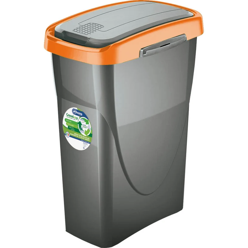 Poubelle Ecoswing orange 25 litres