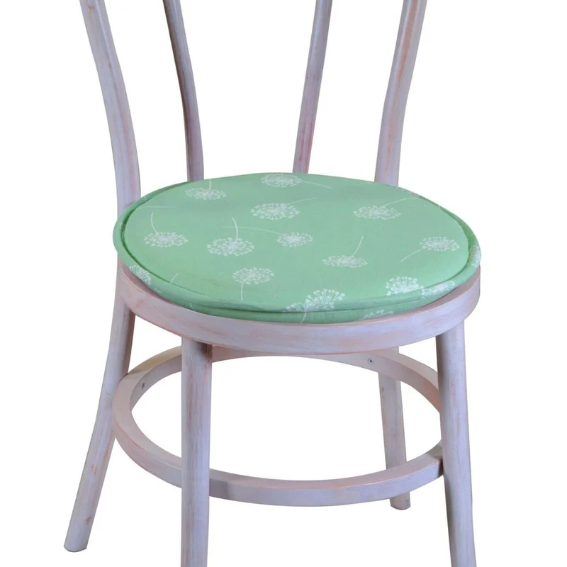 Coussin de chaise vert 40x40x4
