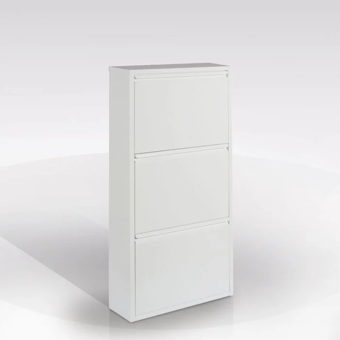 Étagère à chaussures 50x15x103 cm avec 3 rabats