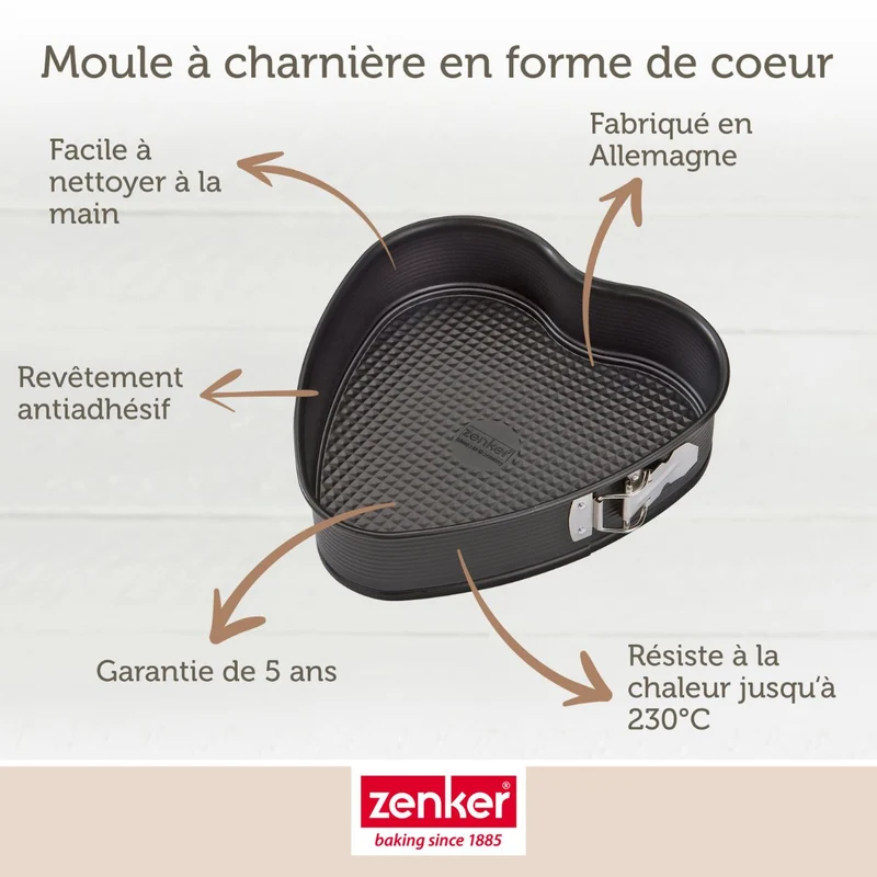 Set de 4 ustensiles de pâtisserie moule à gâteaux 2 bols et spatule pâtisserie Spécial créative Spécial créative Zenker Spécial créative