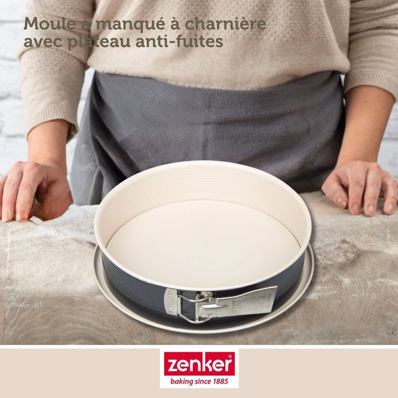 Set de 5 ustensiles de pâtisserie moule à gâteaux bol spatule pâtisserie et verre doseur Black mettallic Black mettallic Zenker Black mettallic