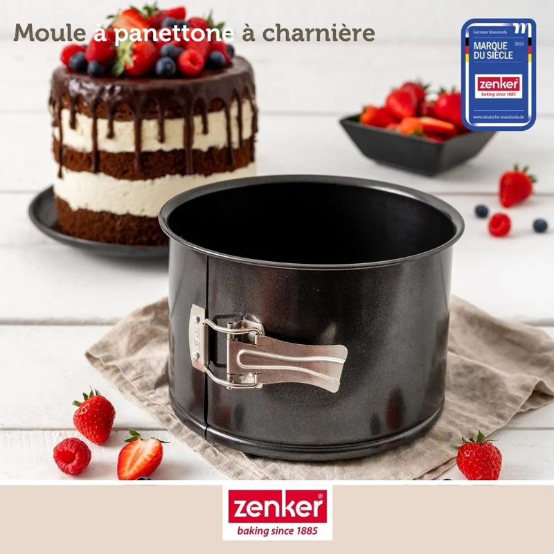 Set de 5 ustensiles de pâtisserie moule à gâteaux bols spatule et verre doseur Black mettallic Black mettallic Zenker Black mettallic