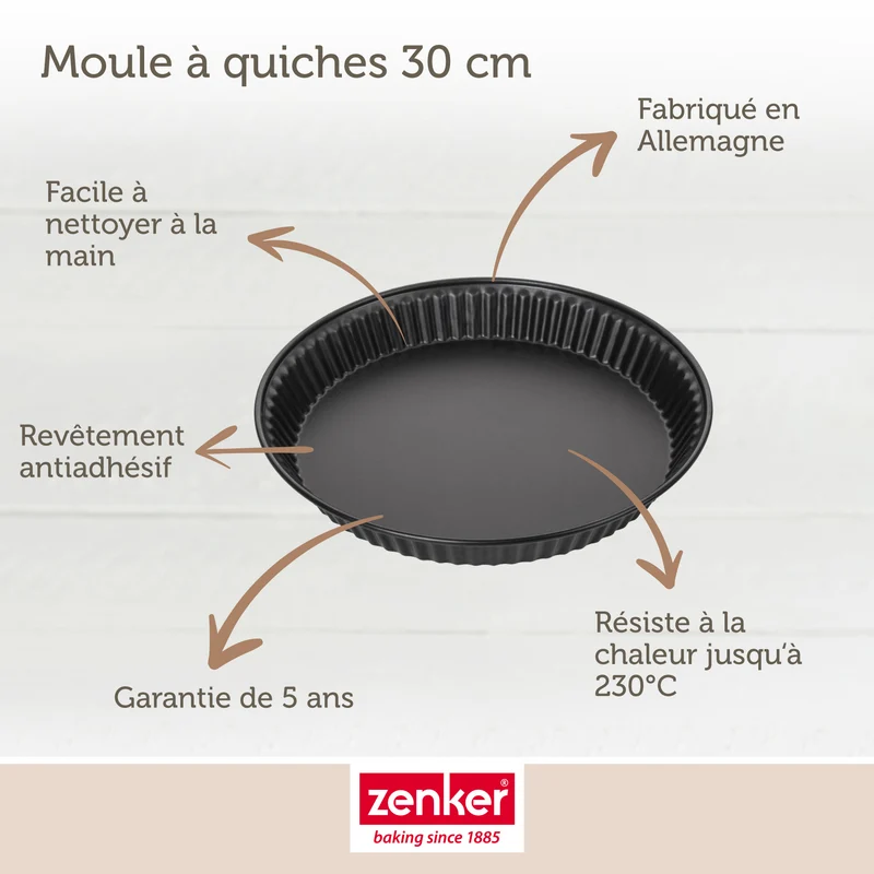 Set de 5 ustensiles de pâtisserie moule à gâteaux bol spatule et verre doseur Spécial crountries Spécial crountries Zenker Spécial crountries