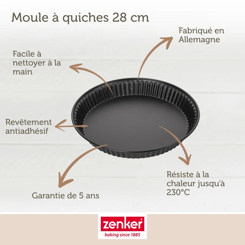 Set de 5 ustensiles de pâtisserie moule à gâteaux 2 bols spatule pâtisserie et verre doseur Spécial crountries Spécial crountries Zenker Spécial crountries