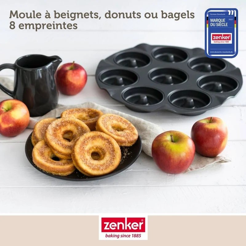 Set de 5 ustensiles de pâtisserie moule à gâteaux bol spatule pâtisserie et verre doseur Black mettallic Black mettallic Zenker Black mettallic