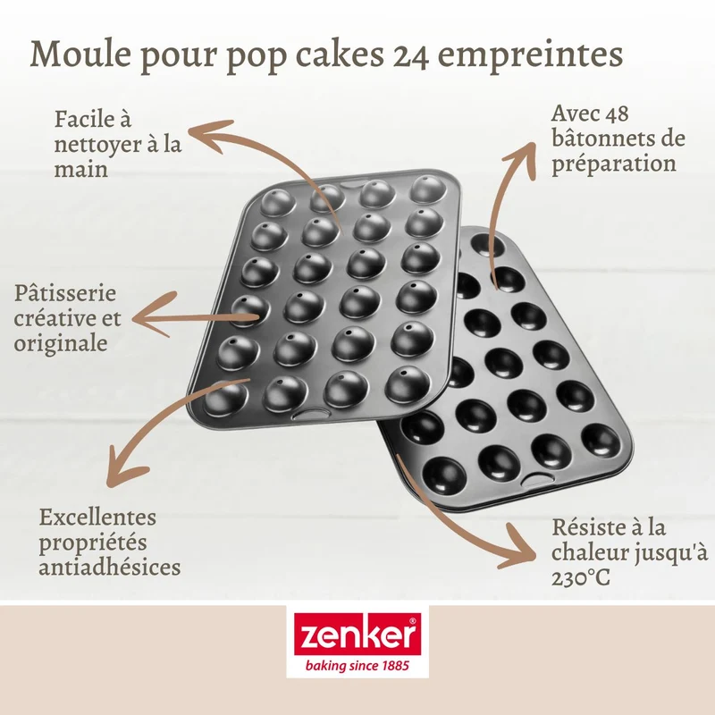 Set de 5 ustensiles de pâtisserie moule à gâteaux bol spatule et verre doseur Spécial créative Spécial créative Zenker Spécial créative