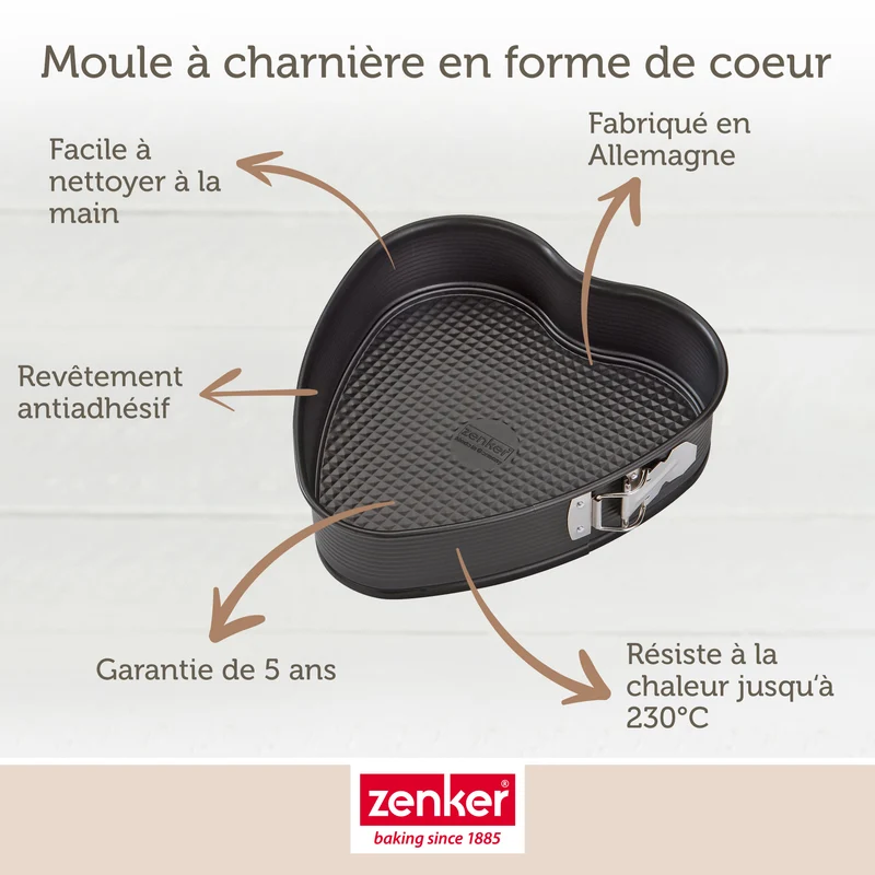 Set de 5 ustensiles de pâtisserie moule à gâteaux bol spatule pâtisserie et verre doseur Spécial créative Spécial créative Zenker Spécial créative