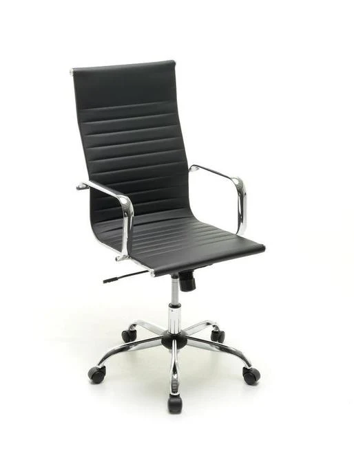 Chaise de bureau de direction Mod Xeno noir 53x62xH104/113 cm