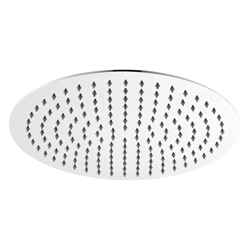 Pomme de douche ronde ultra fine en acier inoxydable