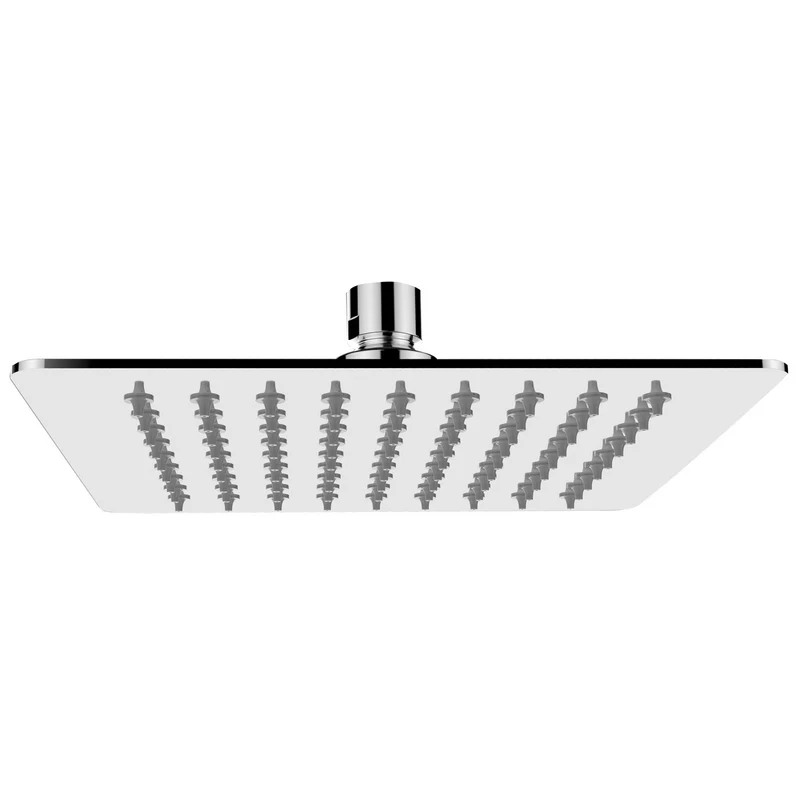 Pommeau de douche carré ultra mince en acier inoxydable