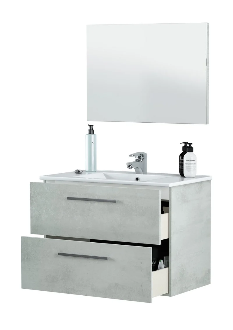 Armoire de salle de bain suspendue Aruba/Arnold (à assembler)