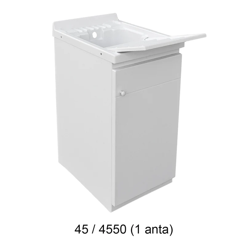 Lavabo avec meuble 2 portes en ABS et table en polypropylène (2)