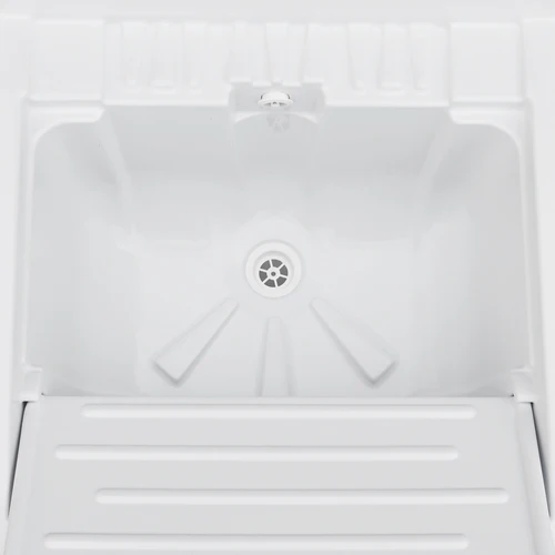 Lavabo avec meuble 1 porte en ABS et avec table en polypropylène