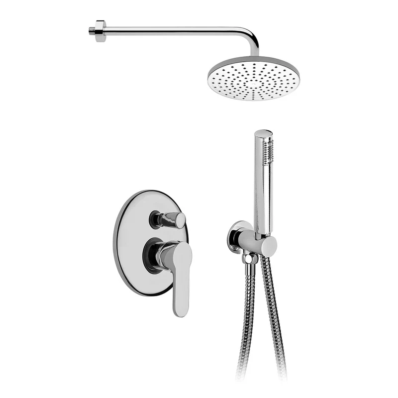 Ensemble de douche chromé Agape