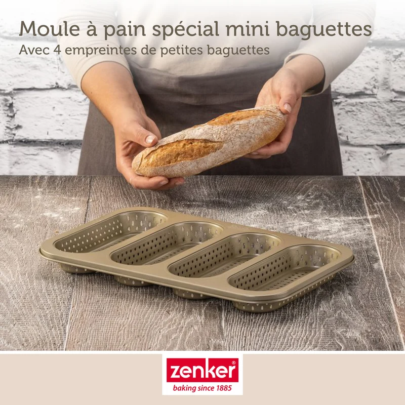 Set de 5 ustensiles de pâtisserie moule à gâteaux bol spatule pâtisserie et verre doseur Zenker Mojave Gold