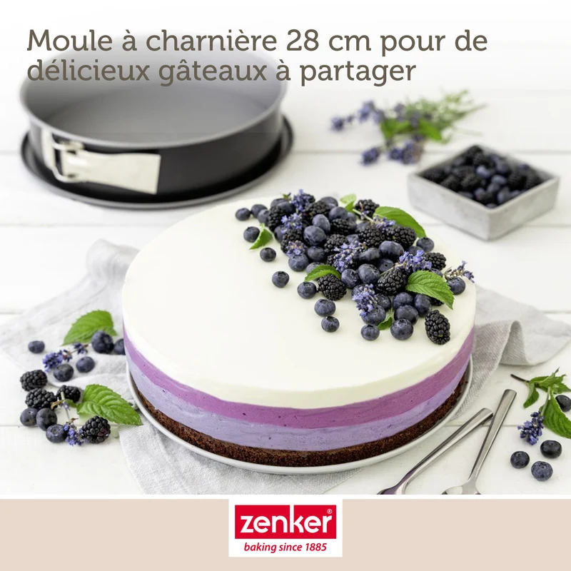 Set de 5 ustensiles de pâtisserie moule à gâteaux bol et spatule Zenker Energy
