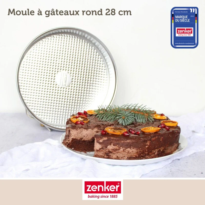 Set de 5 ustensiles de pâtisserie moule à gâteaux 2 bols spatule pâtisserie et verre doseur Zenker Silver