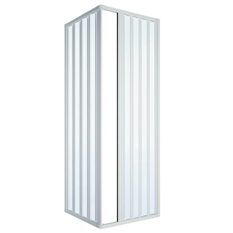 Cabine de Douche 2 Côtés à Soufflet Réductible Modèle Loris Lux