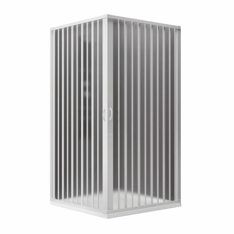 Cabine de Douche 2 Côtés Avec Pliage Réduit. Ligne Mod. Rosy Plisse