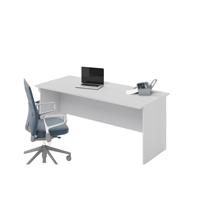 Bureau blanc H74x180x80cm