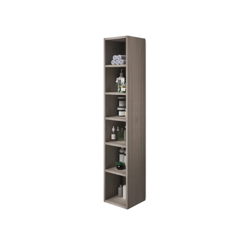 Armoire murale multi-usages avec porte Chêne H120x30x30cm