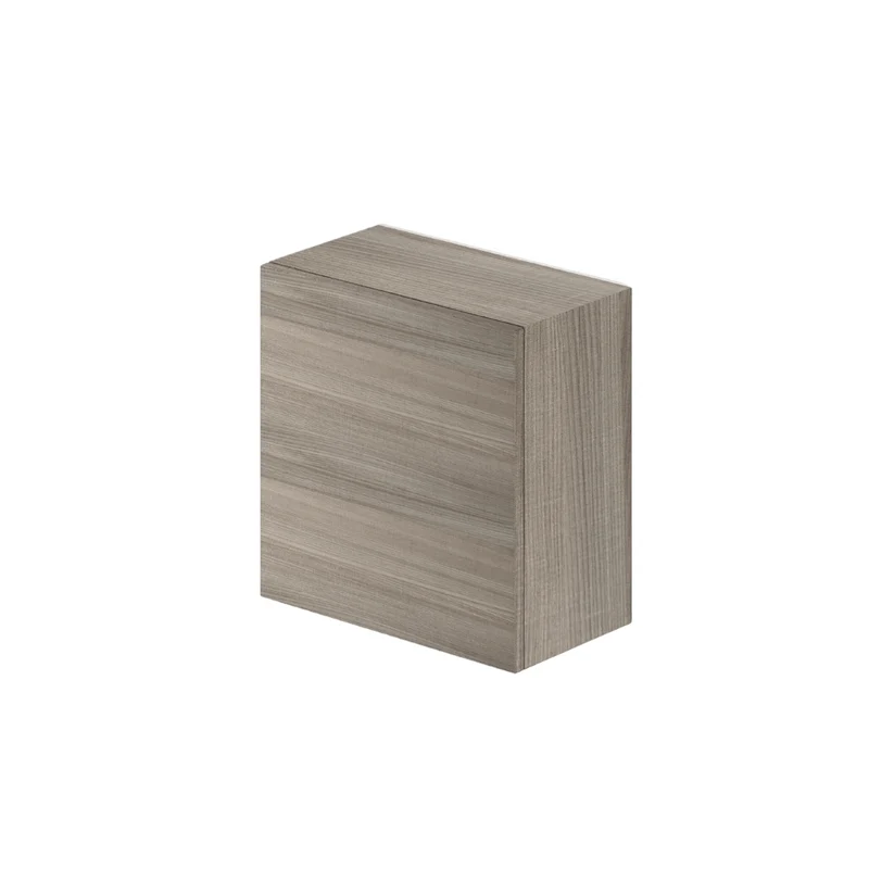 Armoire Murale 4 Compartiments Avec Porte, Couleur Olivier, H60x60x30cm