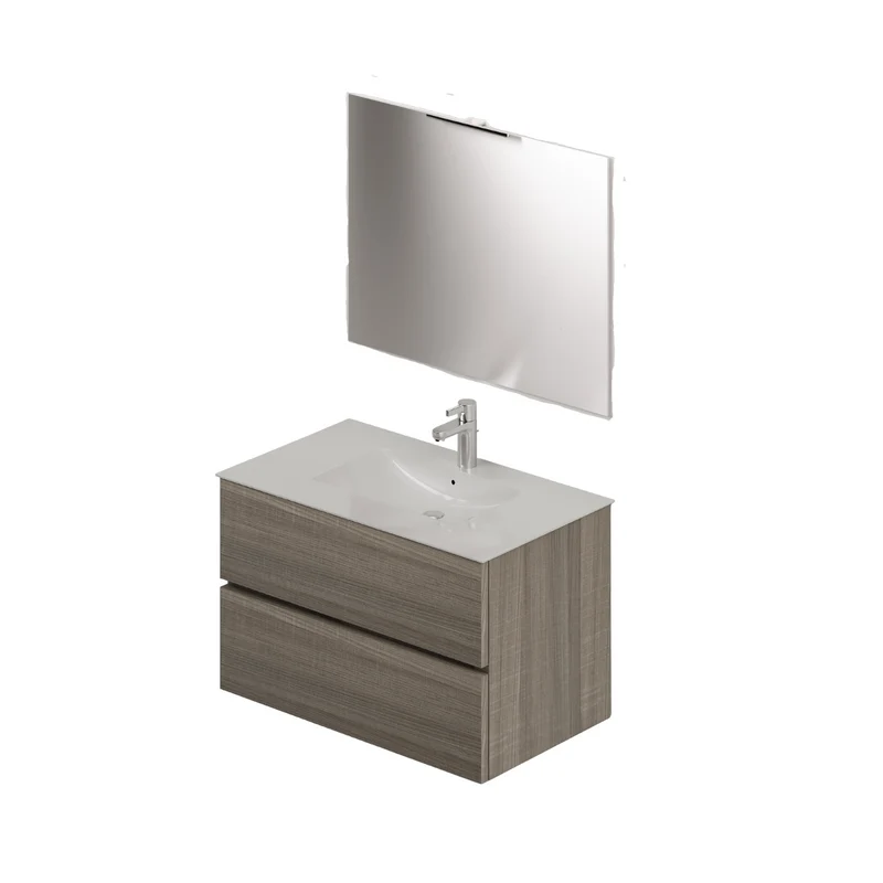 Composition de salle de bain de 80 en coloris Olmo H54x81x46cm