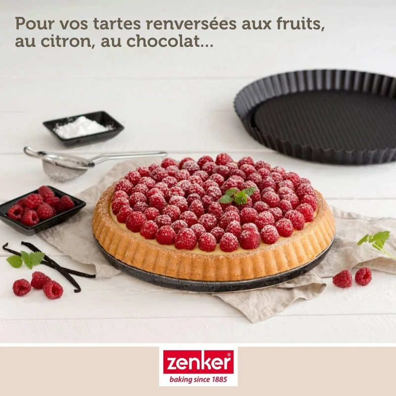 Set de 5 ustensiles de pâtisserie moule à gâteaux 2 bols spatule et verre mesureur Black metallic Black mettallic Zenker Black mettallic