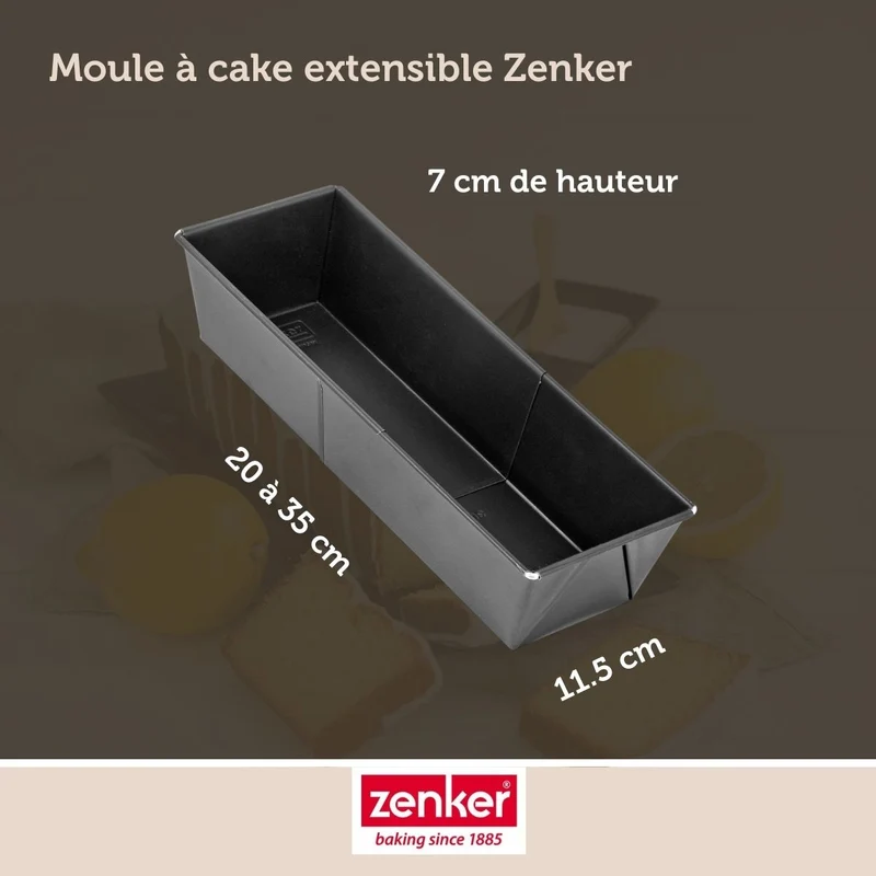 Set de 5 ustensiles de pâtisserie avec moule à gâteaux 2 bols spatule et verre mesureur Black metallic Black mettallic Zenker Black mettallic