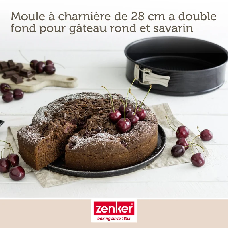 Set de 5 ustensiles de pâtisserie moule à manqué bol à mixer spatule de cuisine et verre doseur Black metallic Black mettallic Zenker Black mettallic