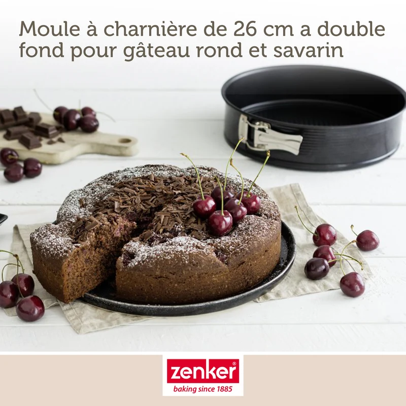 Set de 5 ustensiles de pâtisserie moule à manqué bol spatule et verre doseur Black metallic Black mettallic Zenker Black mettallic