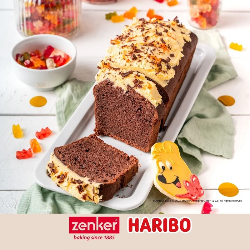 Set de 4 ustensiles de pâtisserie moule à gâteaux bol et spatule Zenker Haribo