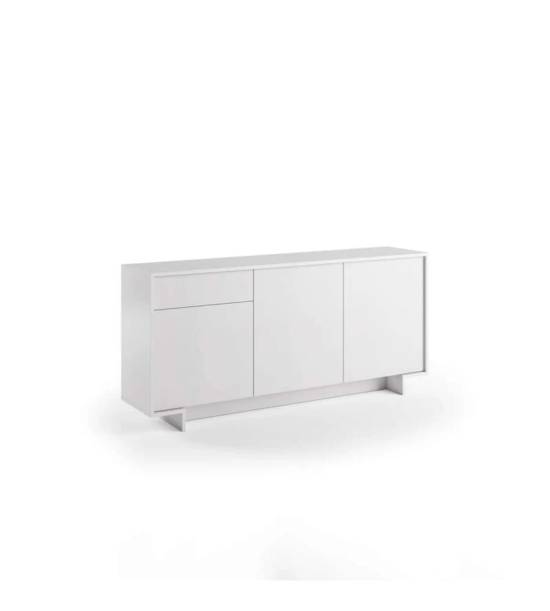 Buffet 3 Portes et Tiroir, Blanc