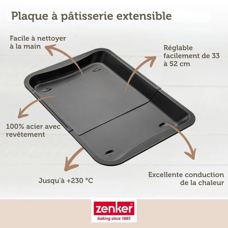 Set de 4 ustensiles de pâtisserie moule à gâteaux 2 bols et spatule pâtisserie Black mettallic Black mettallic Zenker Black mettallic