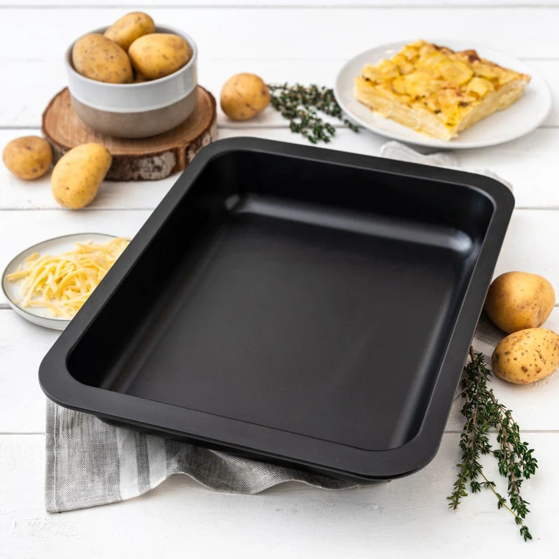 Ensemble de 2 Plats à four rectangulaire 37 x 27 cm Zenker Spécial Cooking