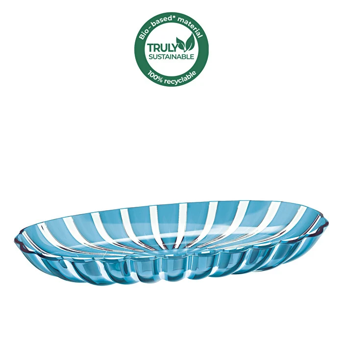 Plateau de service Guzzini Dolcevita turquoise