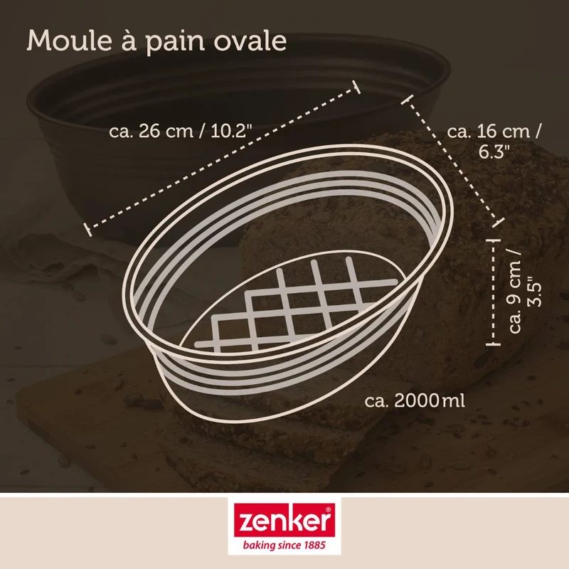Set de 4 ustensiles de pâtisserie moule à gâteaux 2 bols et spatule Black metallic Black mettallic Zenker Black mettallic