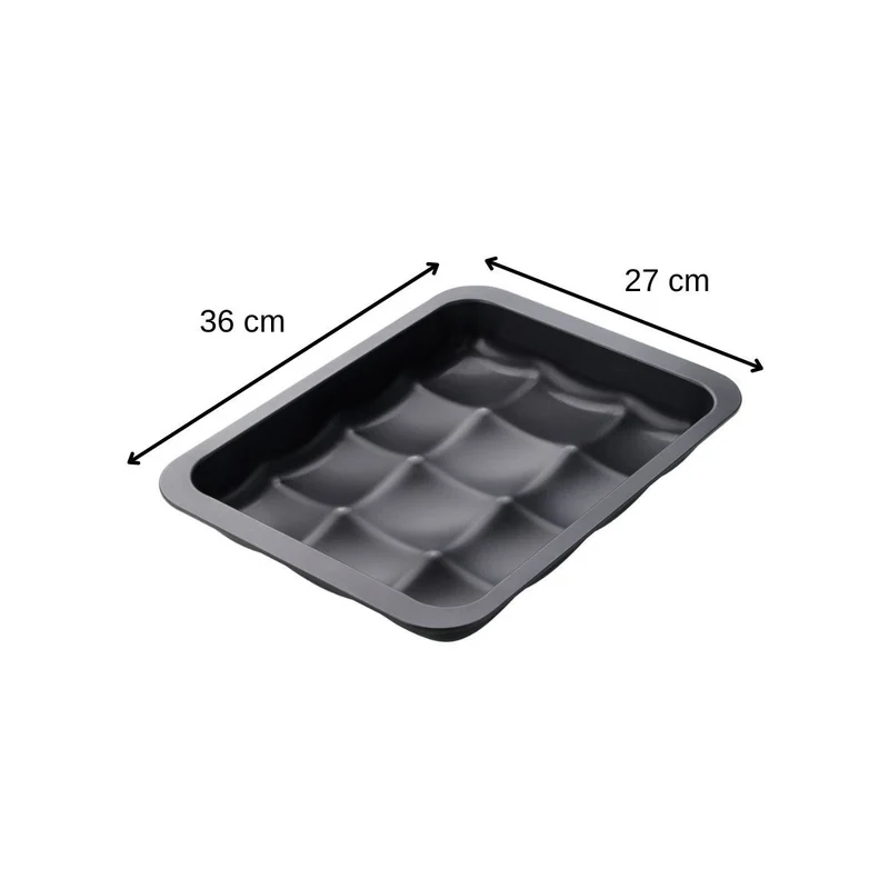 Lot avec 1 Moule 12 mini pains 36 x 27 cm, 1 spatule Zenker et 2 bols à mixer en inox Fackelmann