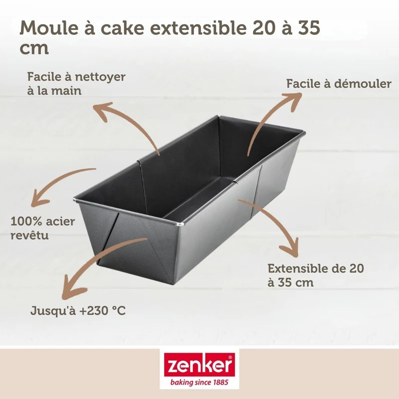 Set de 4 ustensiles de pâtisserie moule à gâteaux bol et spatule Black metallic Black mettallic Zenker Black mettallic