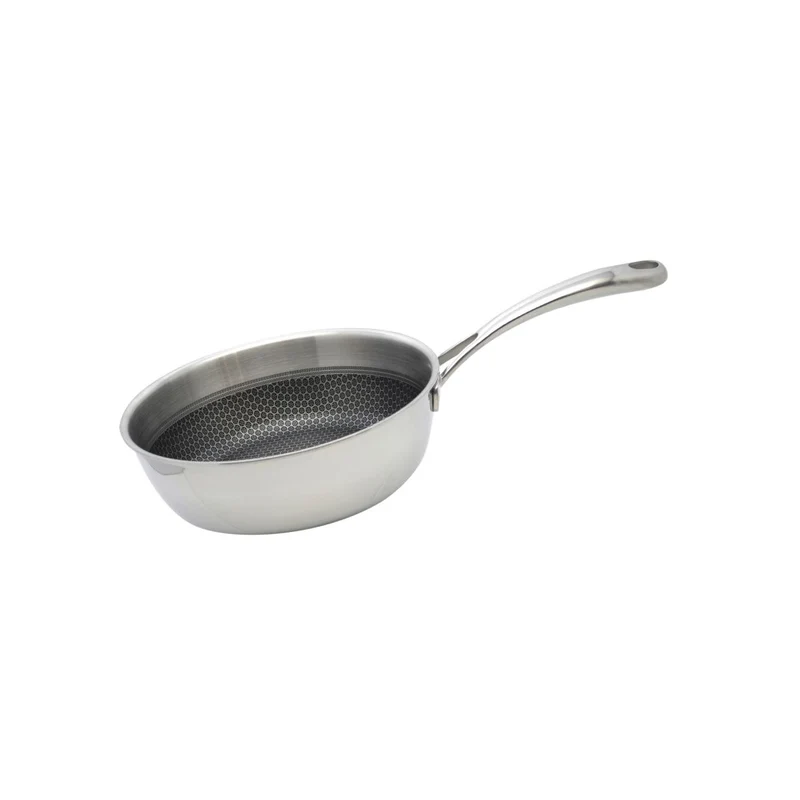 Poêle sauteuse 24 cm en inox 18/10 Elo Relief Evolution
