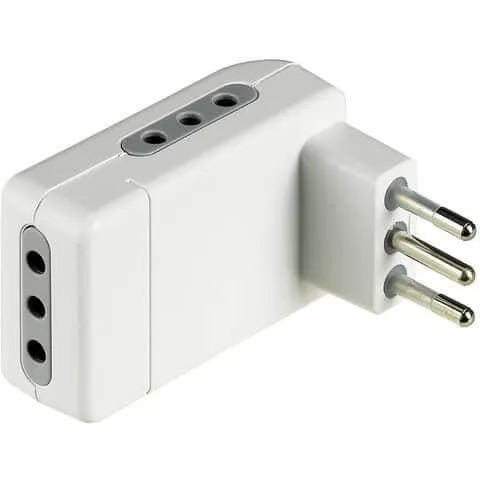 Adaptateur d'angle à 3 prises - 10A