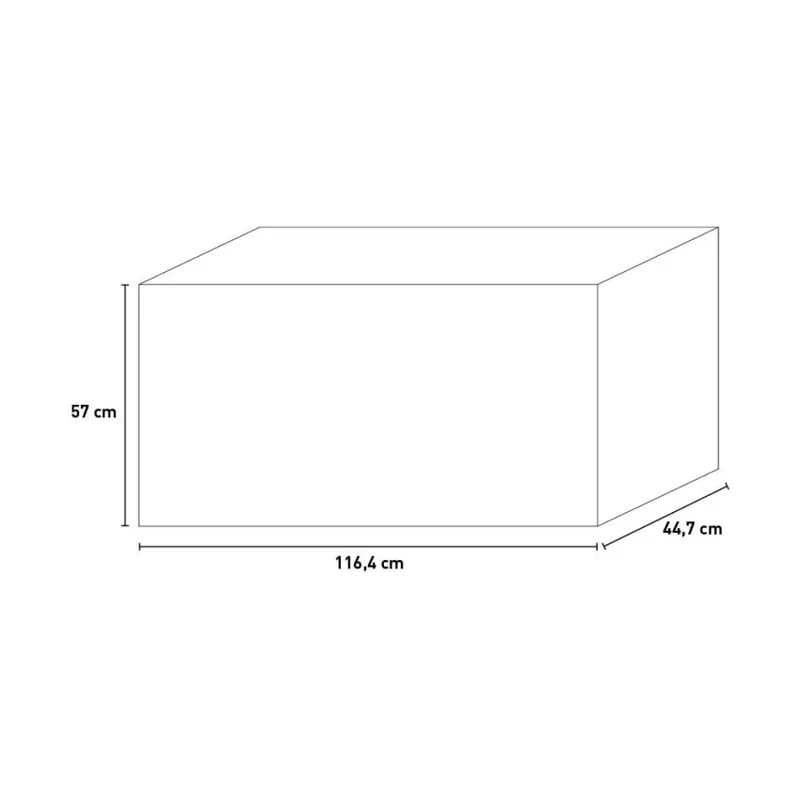 Coffre coffre SAMOA 270 Lt 116x44xh.57 cm