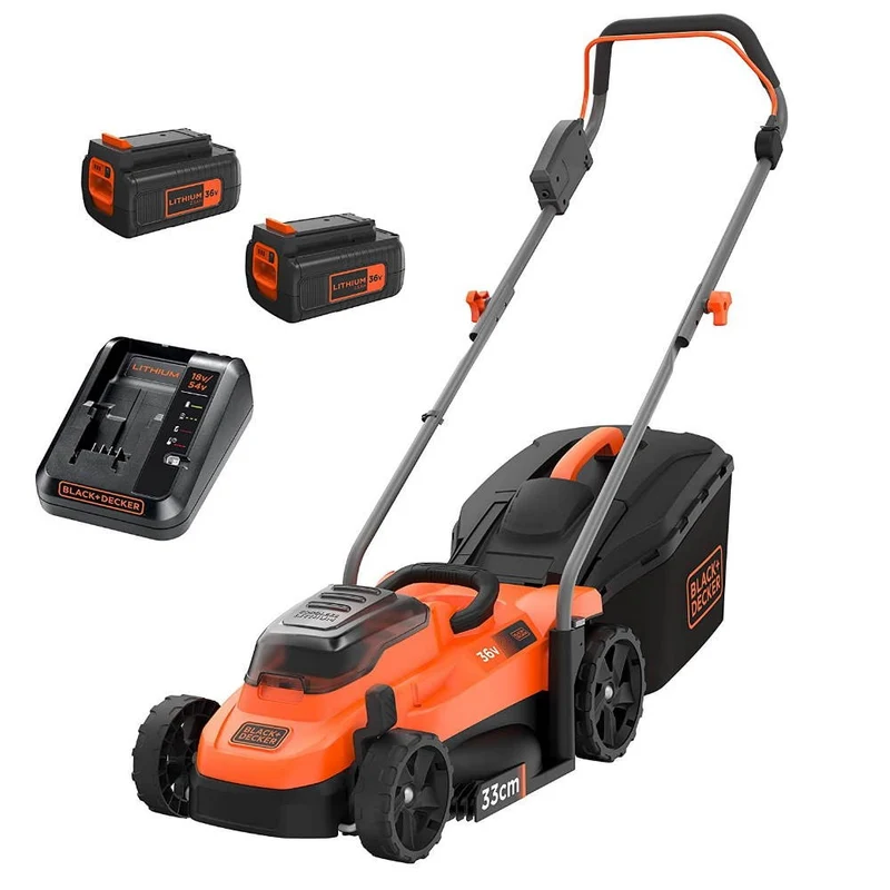 Tondeuse à gazon Black&Decker double batterie 18V