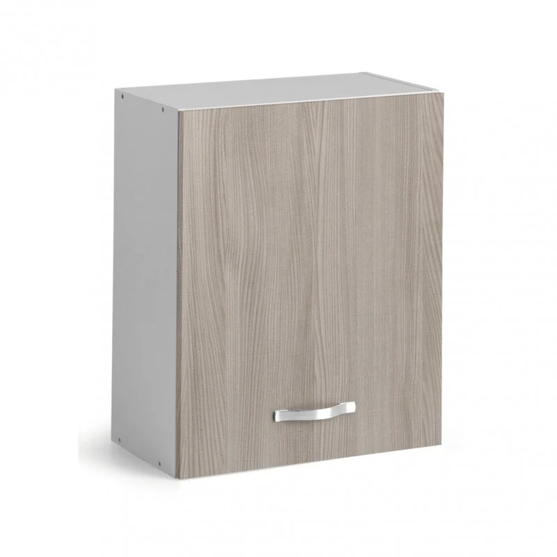Meuble Haut de Cuisine Modulaire Blanc avec 1 Porte Orme 60x32xH 72